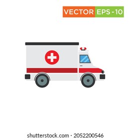 Ambulance Icon design vector eps10 for print and web use
