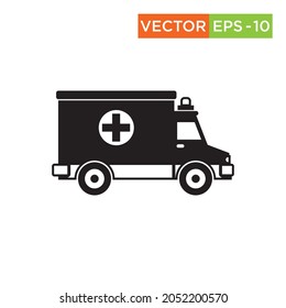 Ambulance Icon design vector eps10 for print and web use