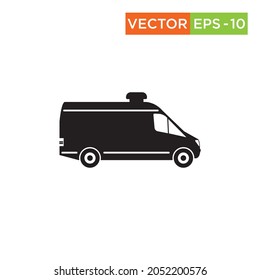 Ambulance Icon design vector eps10 for print and web use