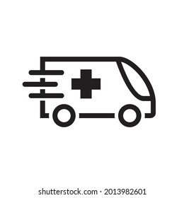 Ambulance icon design vector illustration