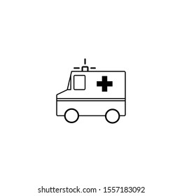 ambulance icon design vector template
