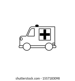 ambulance icon design vector template