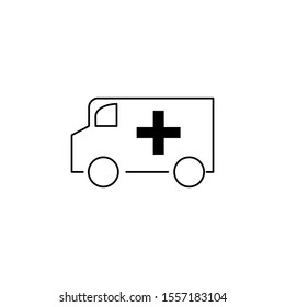 ambulance icon design vector template