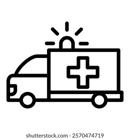 Ambulance Icon Element For Design