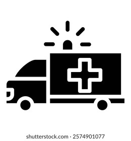 Ambulance Icon Element For Design