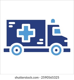Ambulance Icon Element For Design