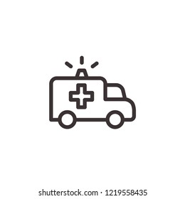 Ambulance icon, emergency icon