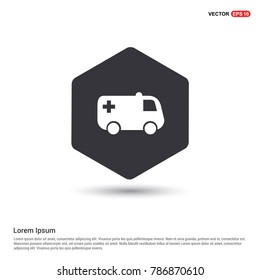 Ambulance Icon - EPS 10