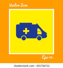 Ambulance Icon. Eps-10.
