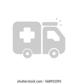 Ambulance icon Flat.