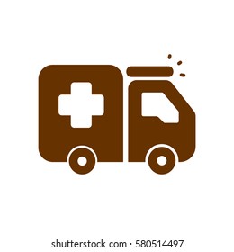  Ambulance icon Flat.