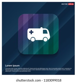 Ambulance Icon - Free vector icon