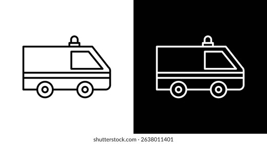 Ambulance icon Graphic vector set for ui design
