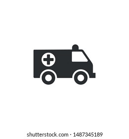 ambulance icon hospital symbol logo template