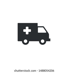 ambulance icon hospital symbol logo template