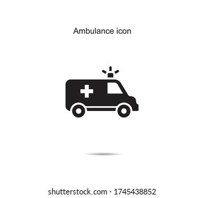 Ambulance icon  ideas design vector illustration graphic on background
