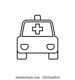 ambulance icon illustration isolated vector sign symbol