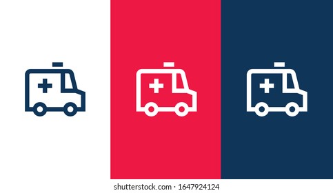 Ambulance icon illustration isolated vector symbol symbol
