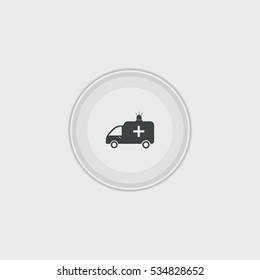 ambulance icon illustration isolated vector sign symbol
