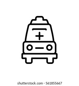 ambulance icon illustration isolated vector sign symbol