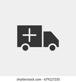 Ambulance icon illustration isolated vector sign symbol