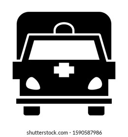 ambulance icon isolated sign symbol vector illustration - high quality black style vector icons
