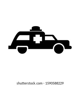 ambulance icon isolated sign symbol vector illustration - high quality black style vector icons
