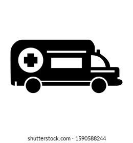 ambulance icon isolated sign symbol vector illustration - high quality black style vector icons
