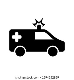 ambulance icon isolated sign symbol vector illustration - high quality black style vector icons

