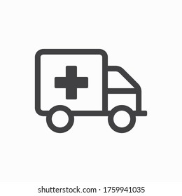 ambulance icon medical car icon health car icon ambulance vector eps