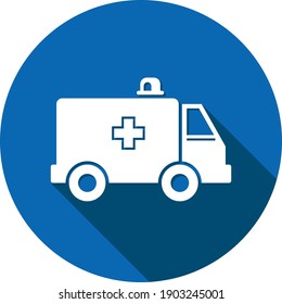 Ambulance Icon Medical Hospital Patient Car Stock Vector (Royalty Free ...