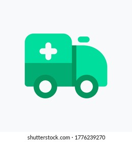 Ambulance icon. Medical icon. Perfect for website mobile app presentation and any other projects. icon design flat style