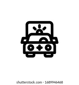 Ambulance Icon , Medical Symbol.