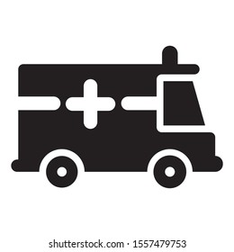 ambulance icon Ready to use in web design , apps, software and print. - Vector. Eps 10