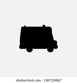 ambulance icon sign signifier vector