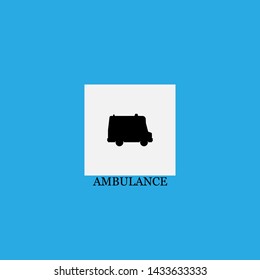 ambulance icon sign signifier vector