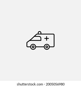 Ambulance icon sign vector,Symbol, logo illustration for web and mobile