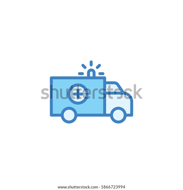 Ambulance icon, Ambulance\
symbol vector