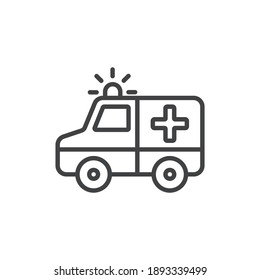 
ambulance icon symbol vector eps 10