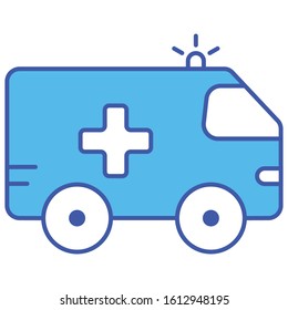 Ambulance icon transport or vehicles vector illustration flat