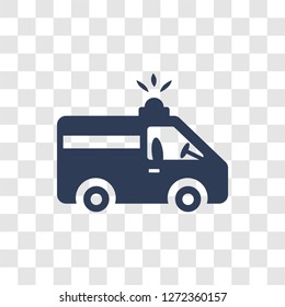 Ambulance icon. Trendy Ambulance logo concept on transparent background from Health and Medical collection