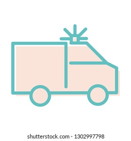 ambulance icon vector