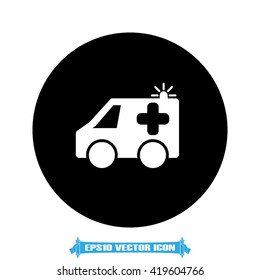 Ambulance icon vector