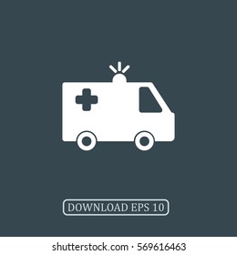 Ambulance icon vector