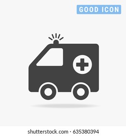 Ambulance icon vector