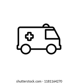 ambulance icon vector design eps 10