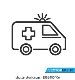 ambulance icon vector design illustration