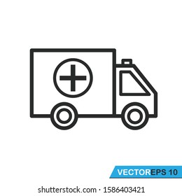 ambulance icon vector design illustration