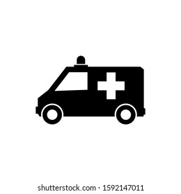 Ambulance icon vector design illustration.