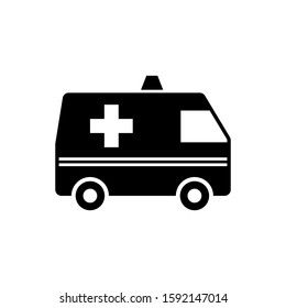Ambulance icon vector design illustration.